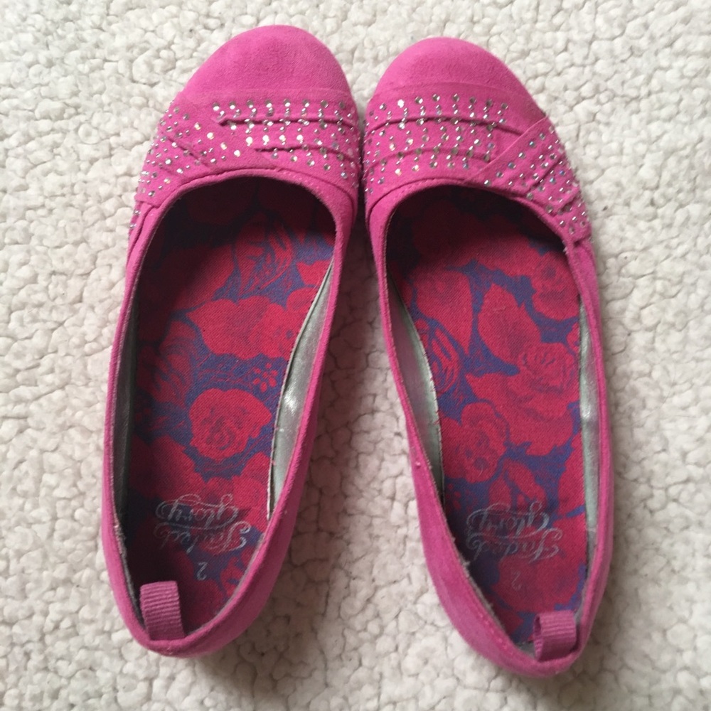 Faded Glory Pink Slip On Shoes